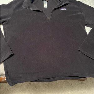 Patagonia Black Zip Up Sweater